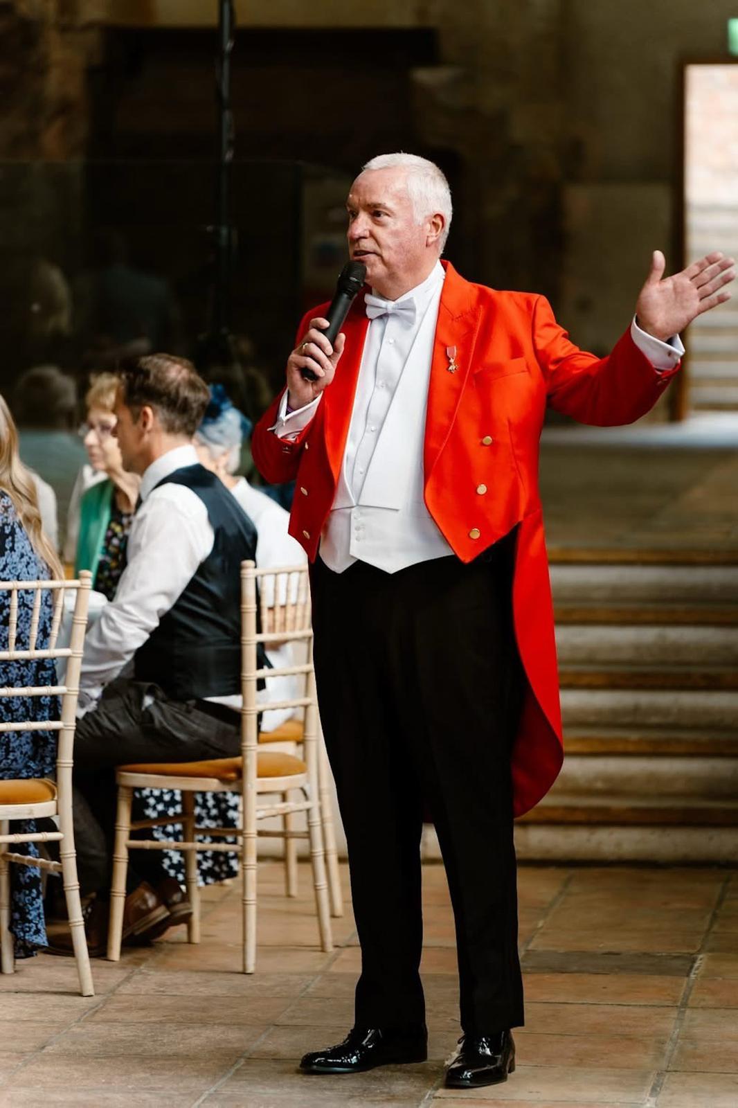 Nick Gazzard OBE Toastmaster
